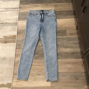 J.Crew Light Blue Women's Jeans 10” High Rise Skinny Sz 29